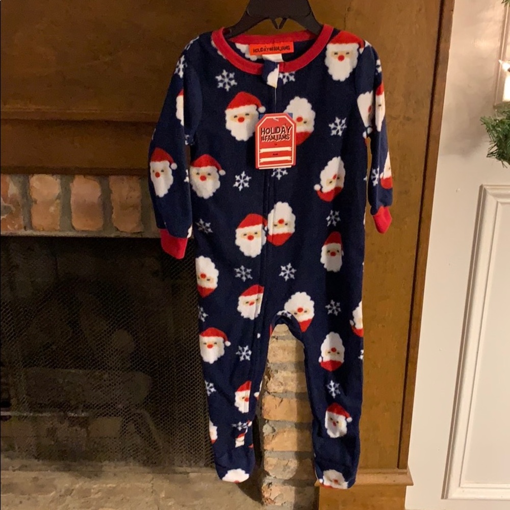 Fleece Footie Zip-Up with Grippers on Feet